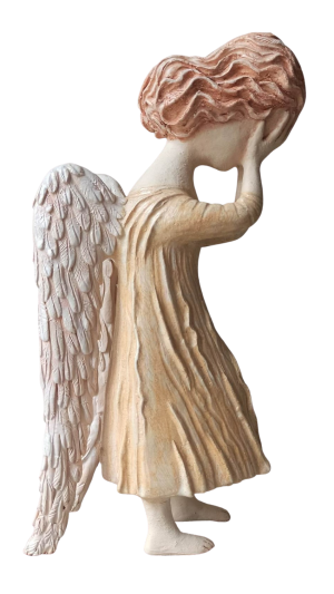 Elya Yalonetski - Upset angel (Ceramic)